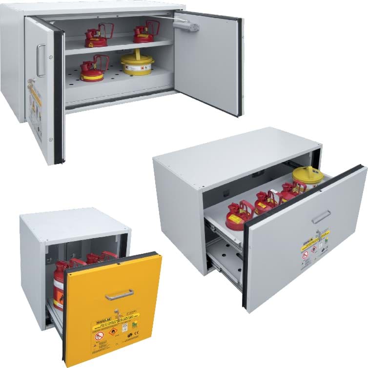 Sicherheits-/ Gefahrstoffschränke (Typ 90) Unterbauschränke