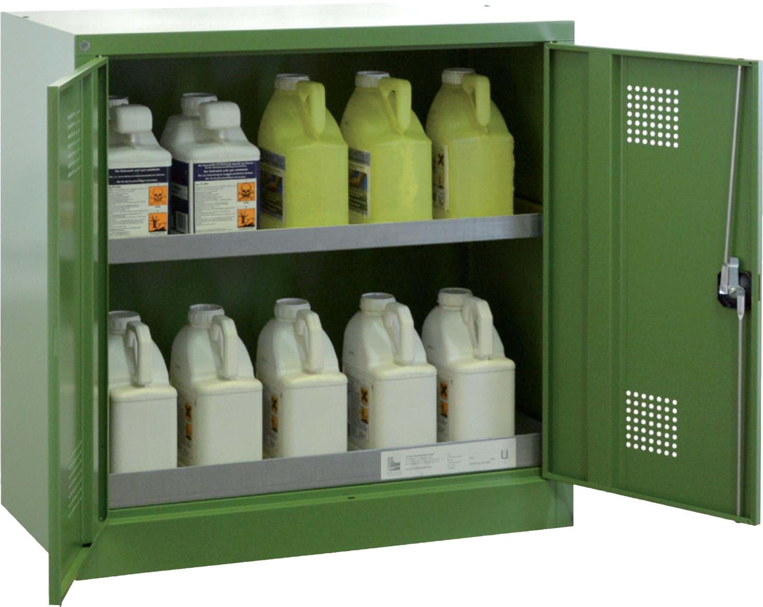 Gefahrenstoff-/Umweltschrank 1000 x 1000 x 500 mm HxBxT