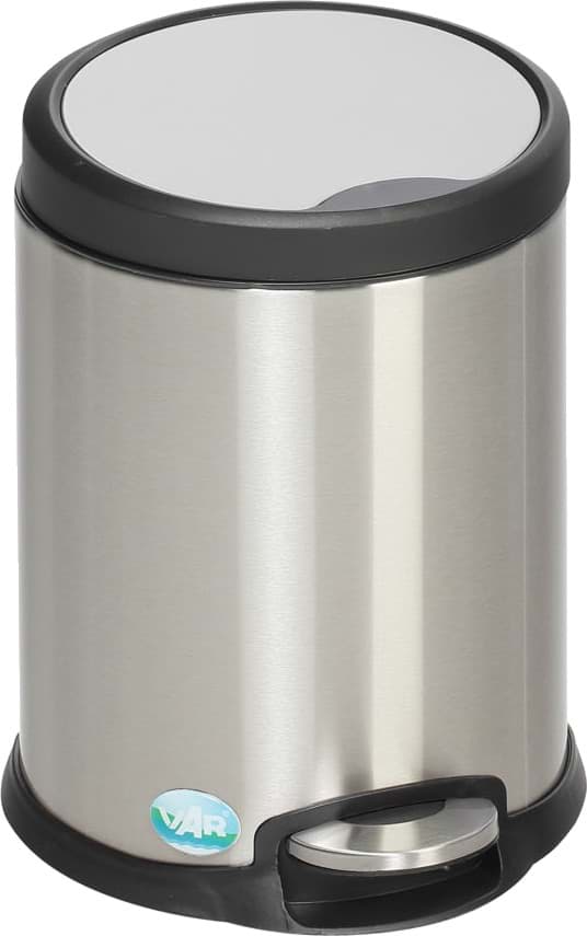 Tretabfallsammler 5 Liter aus Edelstahl, matt