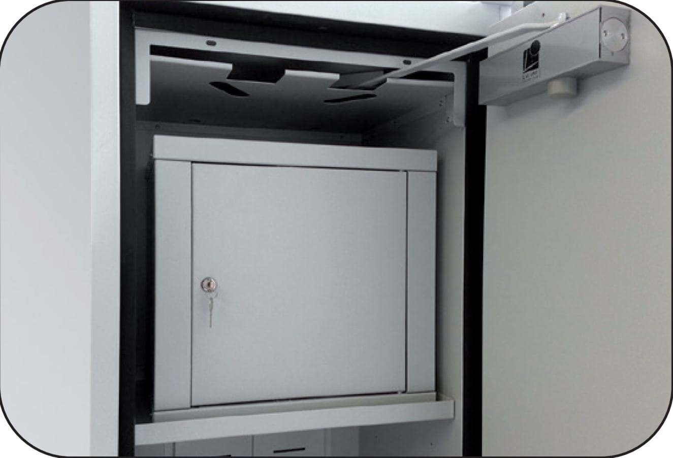 Schliessfach für Gefahrenstoffschränke mit 90 Minuten Feuerschutz