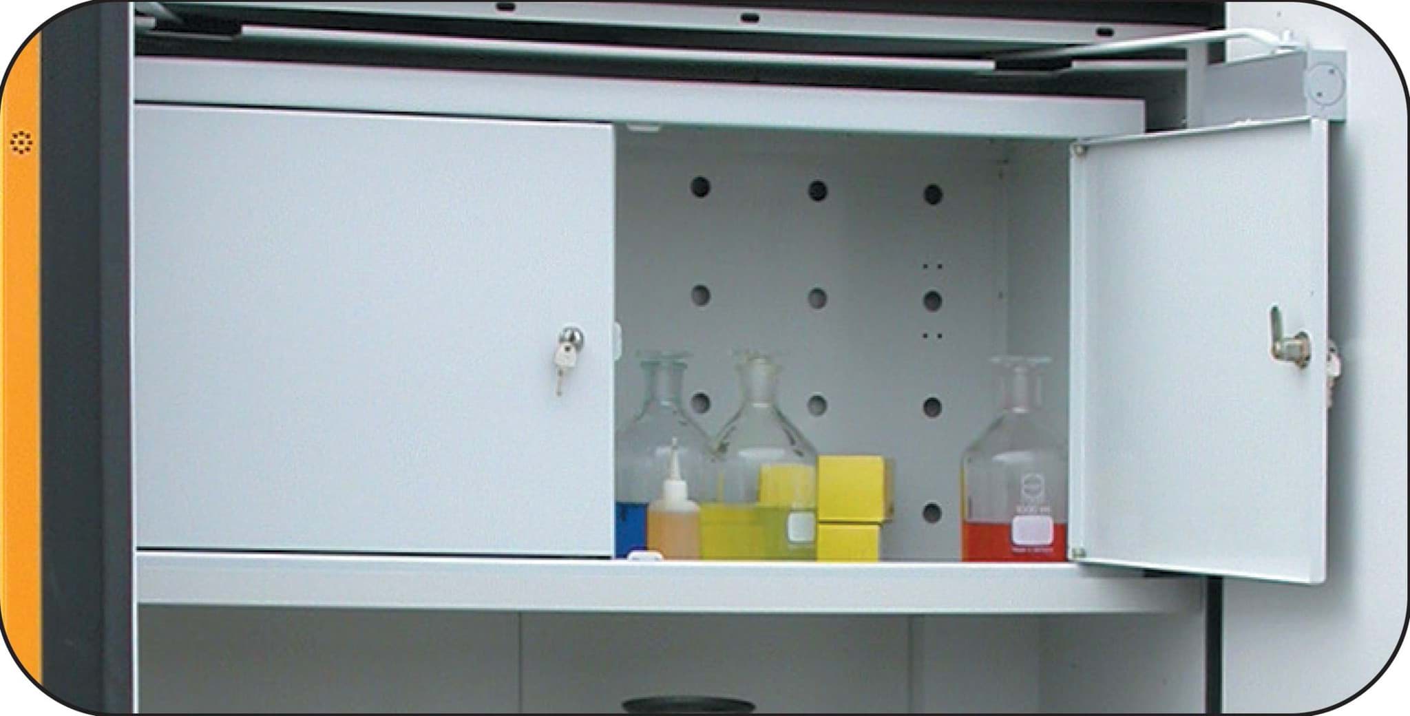 Schliessfach für Gefahrenstoffschränke mit 90 Minuten Feuerschutz