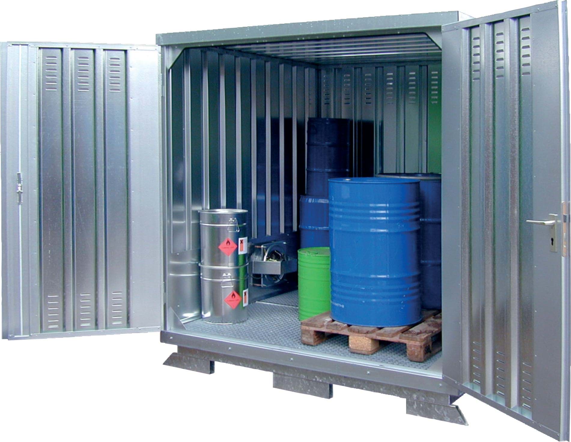 Sicherheitslagerhaus SLH 1x2, 2075x1075x2386 mm HxBxT