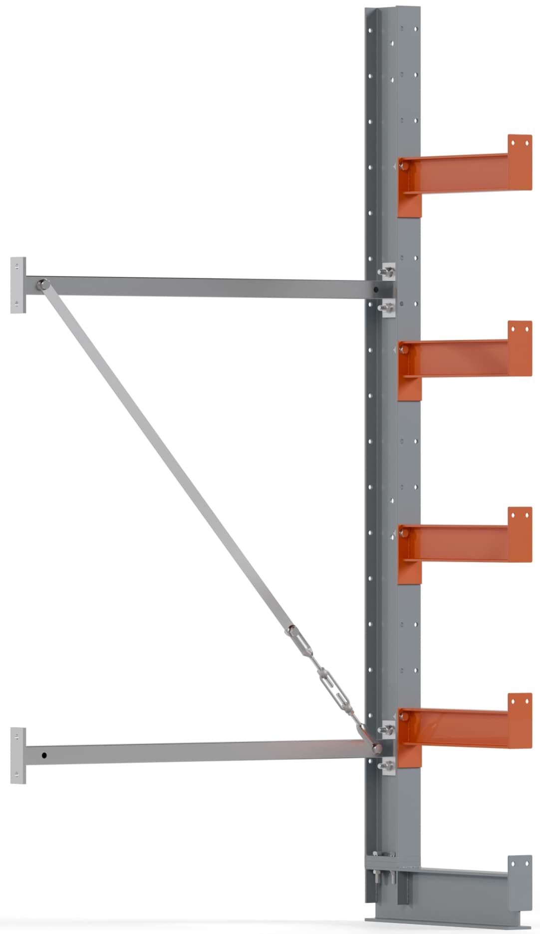 Kragarmregal Anbauregal, einseitig, 2000x1000mm HxB