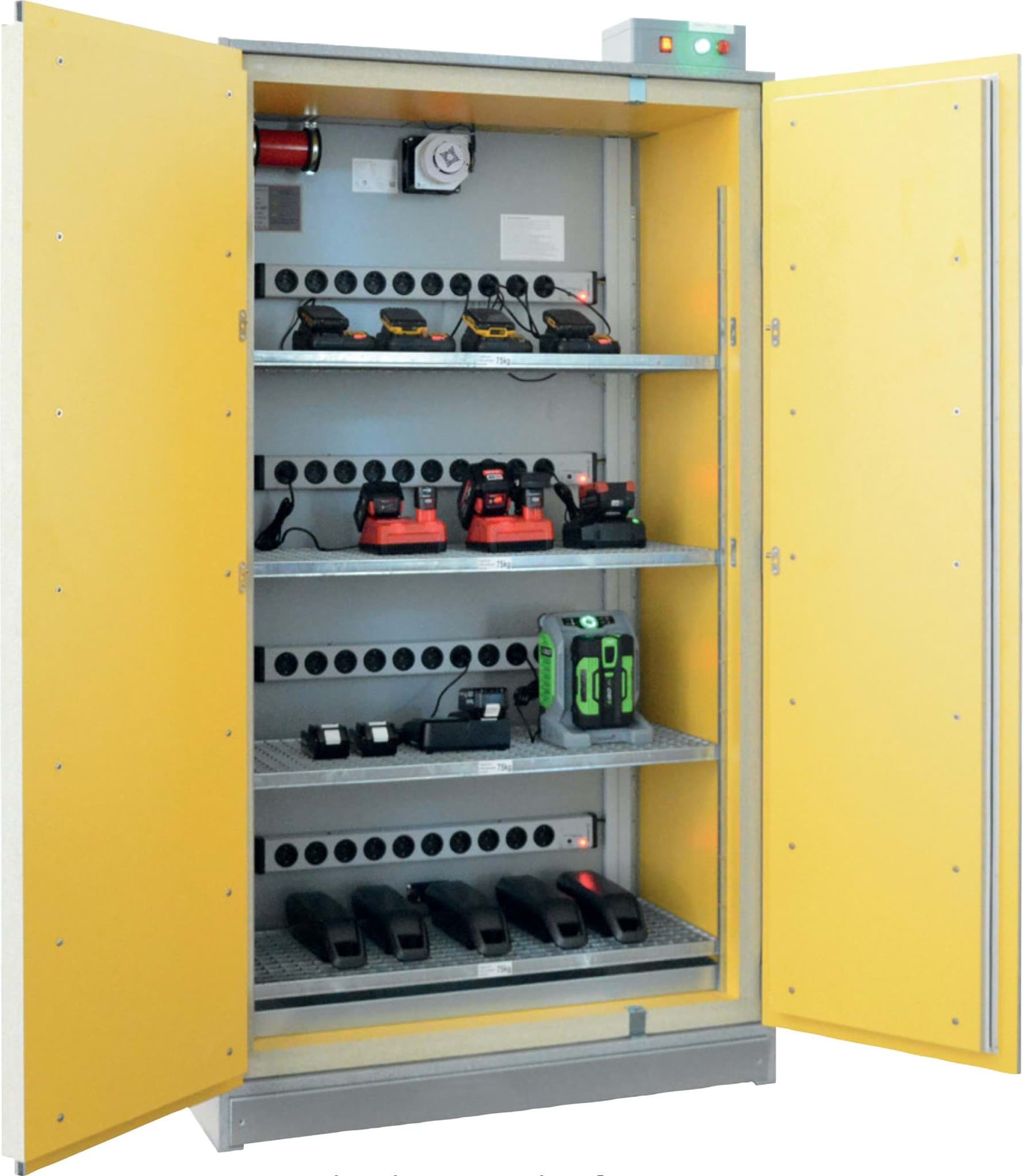 Akku-Schrank LI-ION  BASIC mit 2 Stromleisten