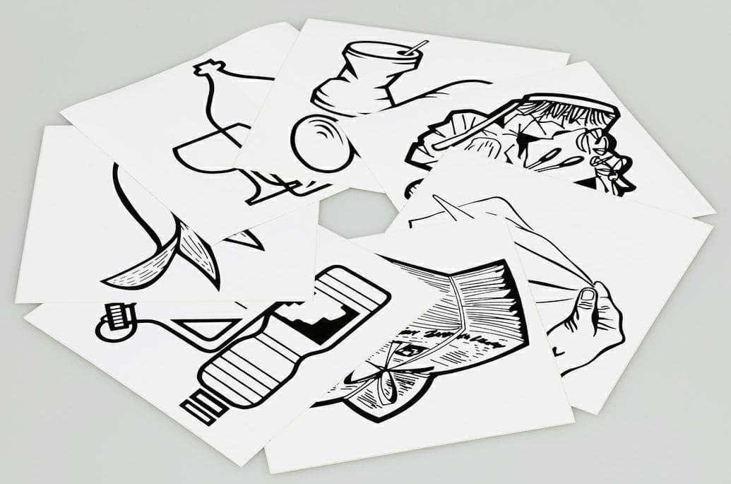 Aufklebersatz 7-fach