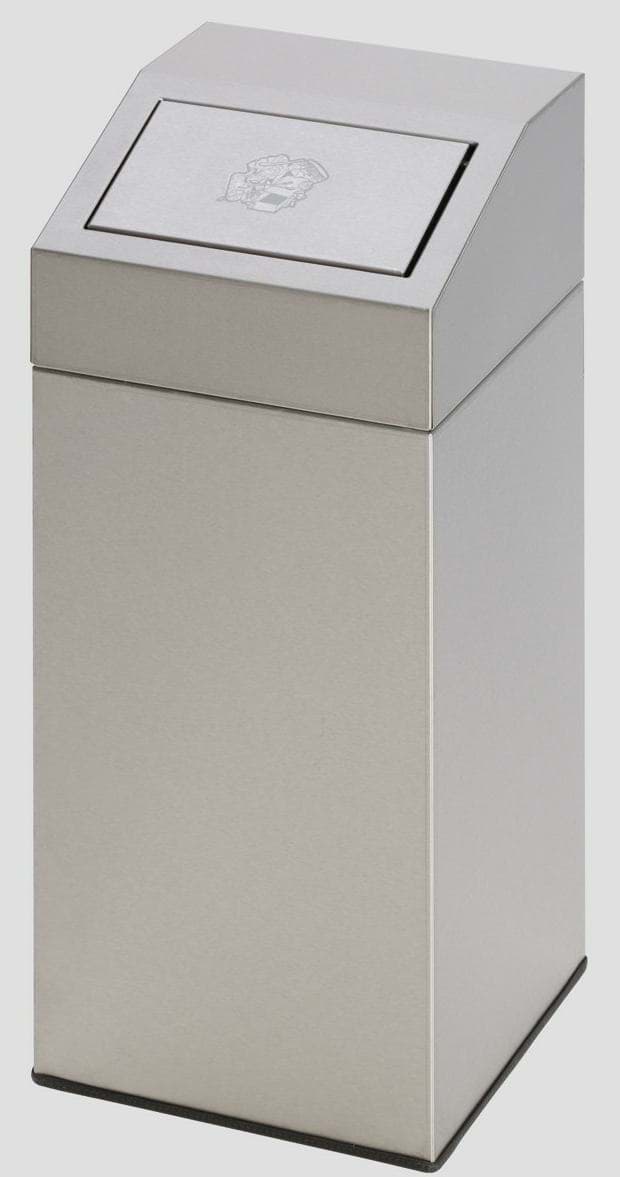 Abfallsammler Edelstahl geschliffen 76 Liter Inhalt