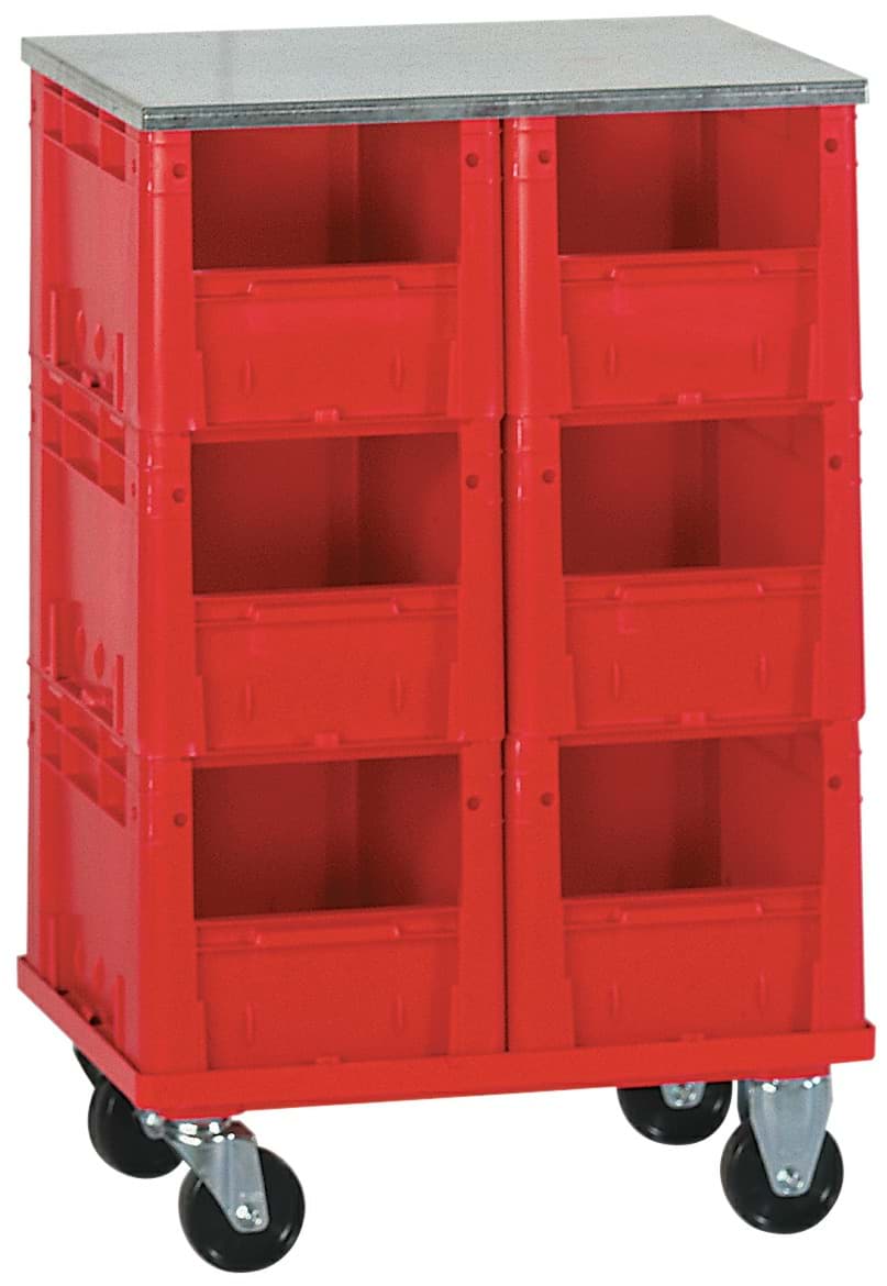 Schwerlast-Transport-Stapelkasten-Regal VTR 6/R 400