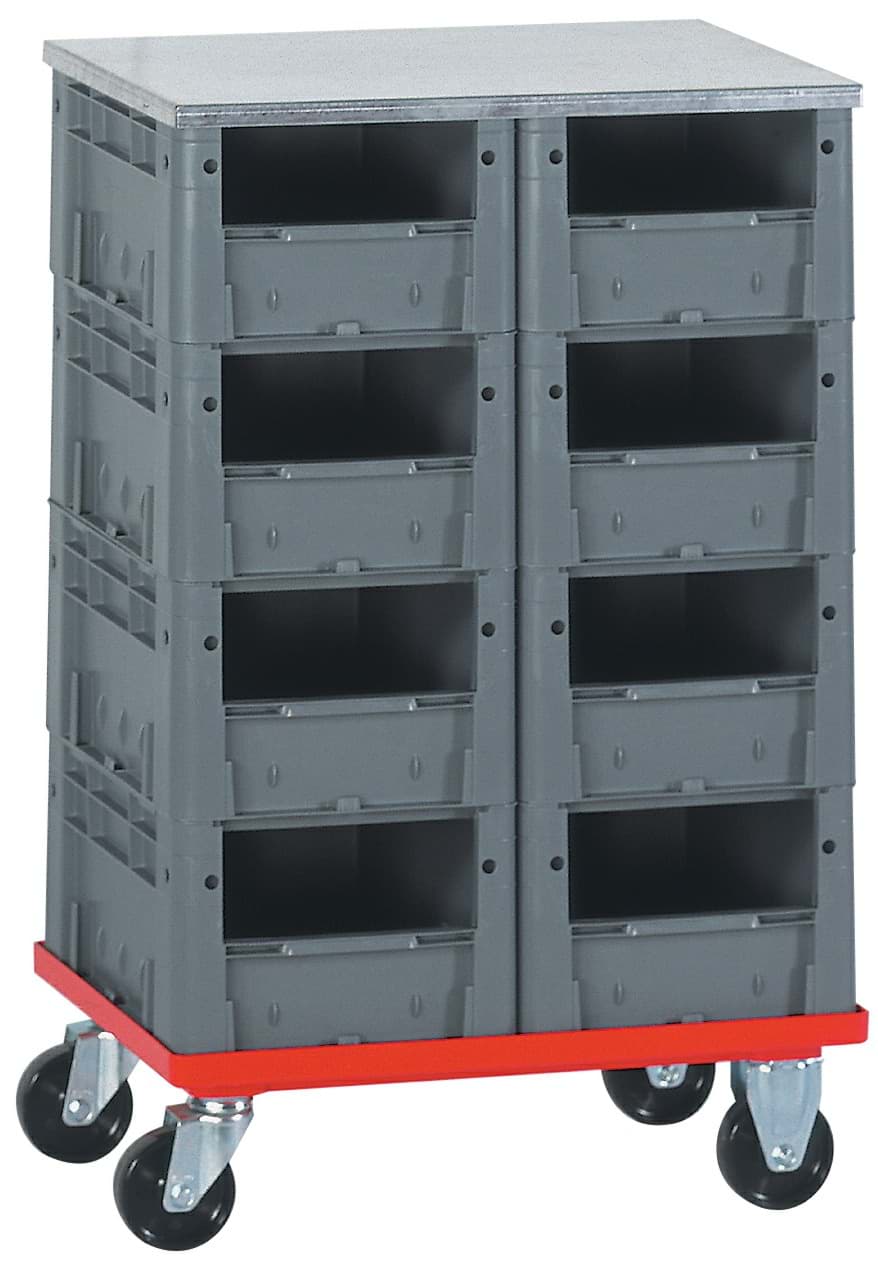 Schwerlast-Transport-Stapelkasten-Regal VTR 8/R 400