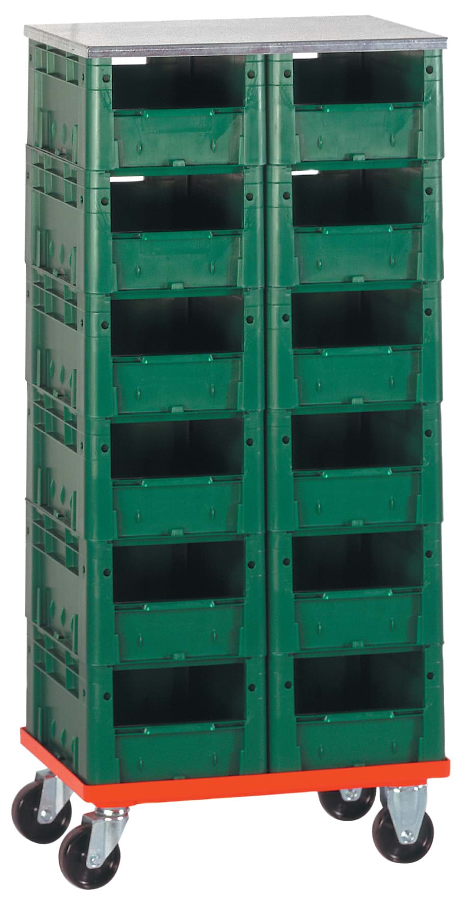 Schwerlast-Transport-Stapelkasten-Regal VTR 12/R 400