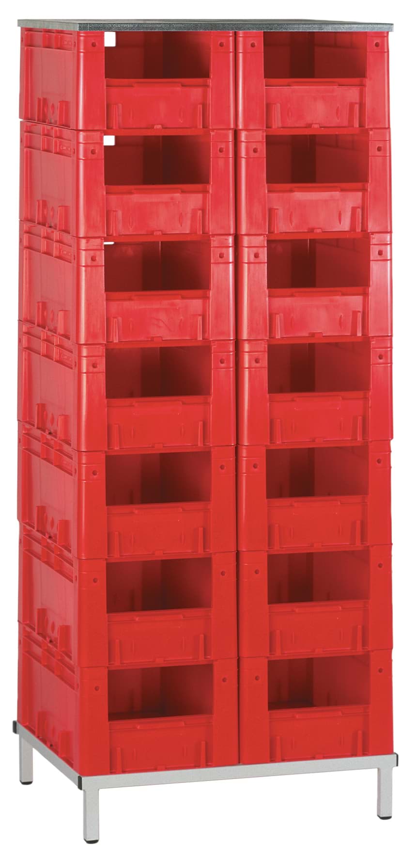 Schwerlast-Transport-Stapelkasten-Regal VTR 14/600