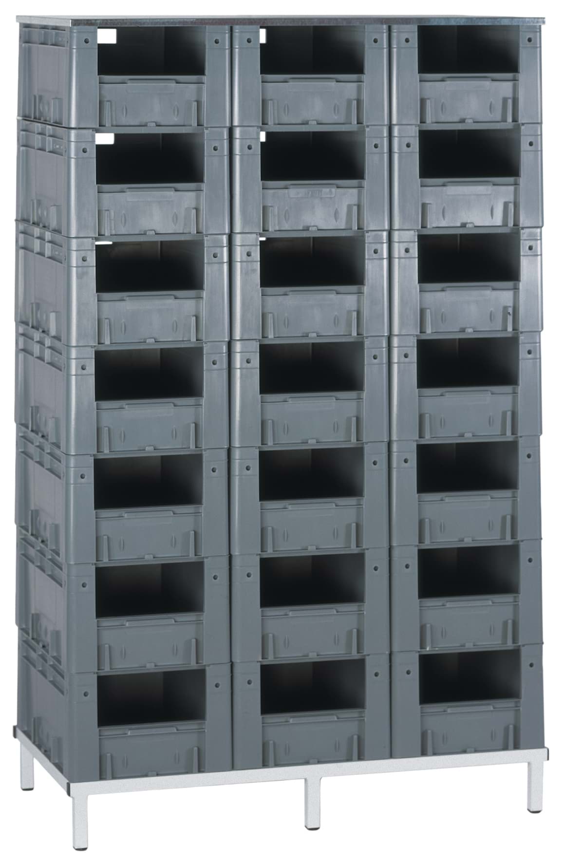 Schwerlast-Transport-Stapelkasten-Regal VTR 21/600