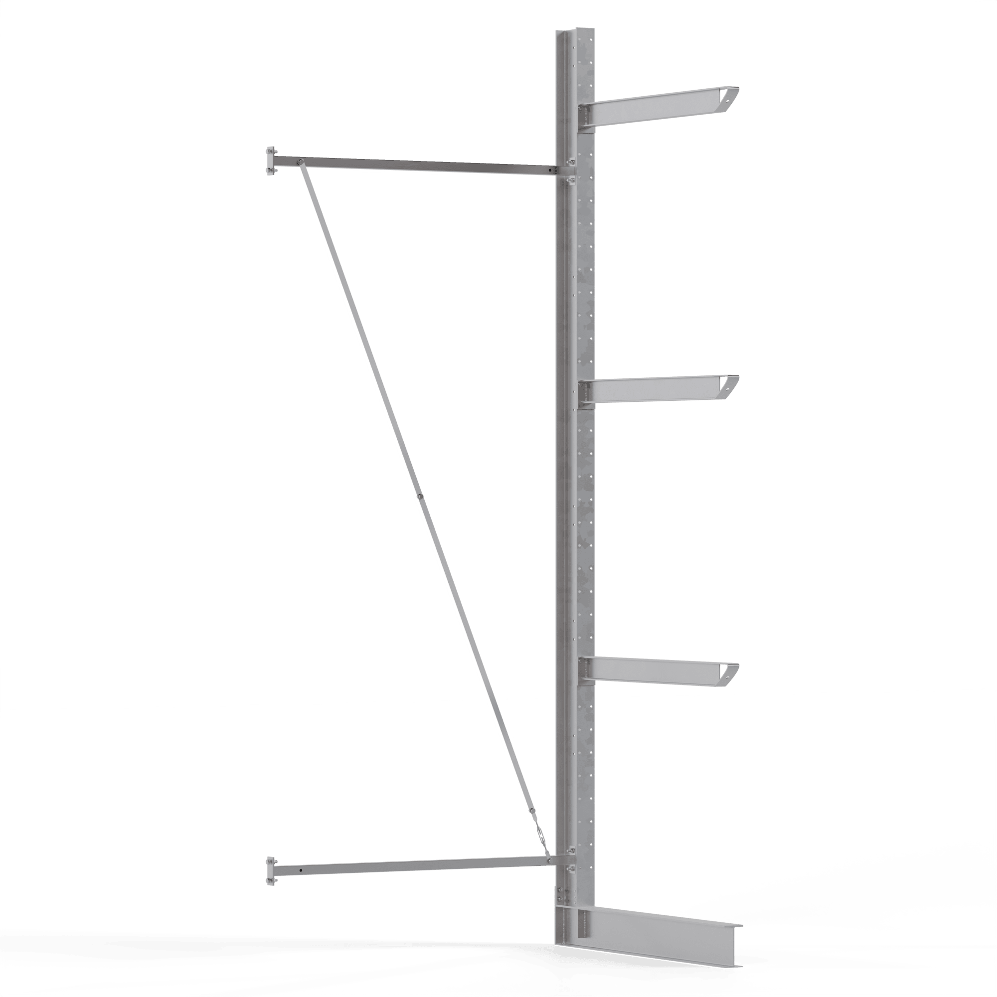 Kragarmregal Anbauregal, einseitig, 4000x1500mm HxB