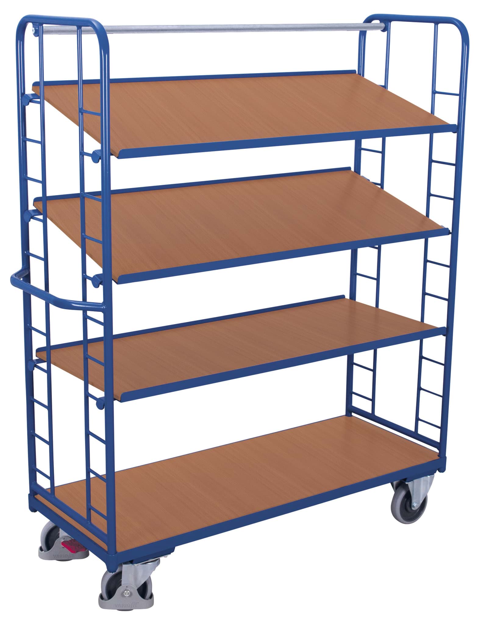 Etagenwagen, 4 Ebenen 1355x550x1815 mm BxTxH