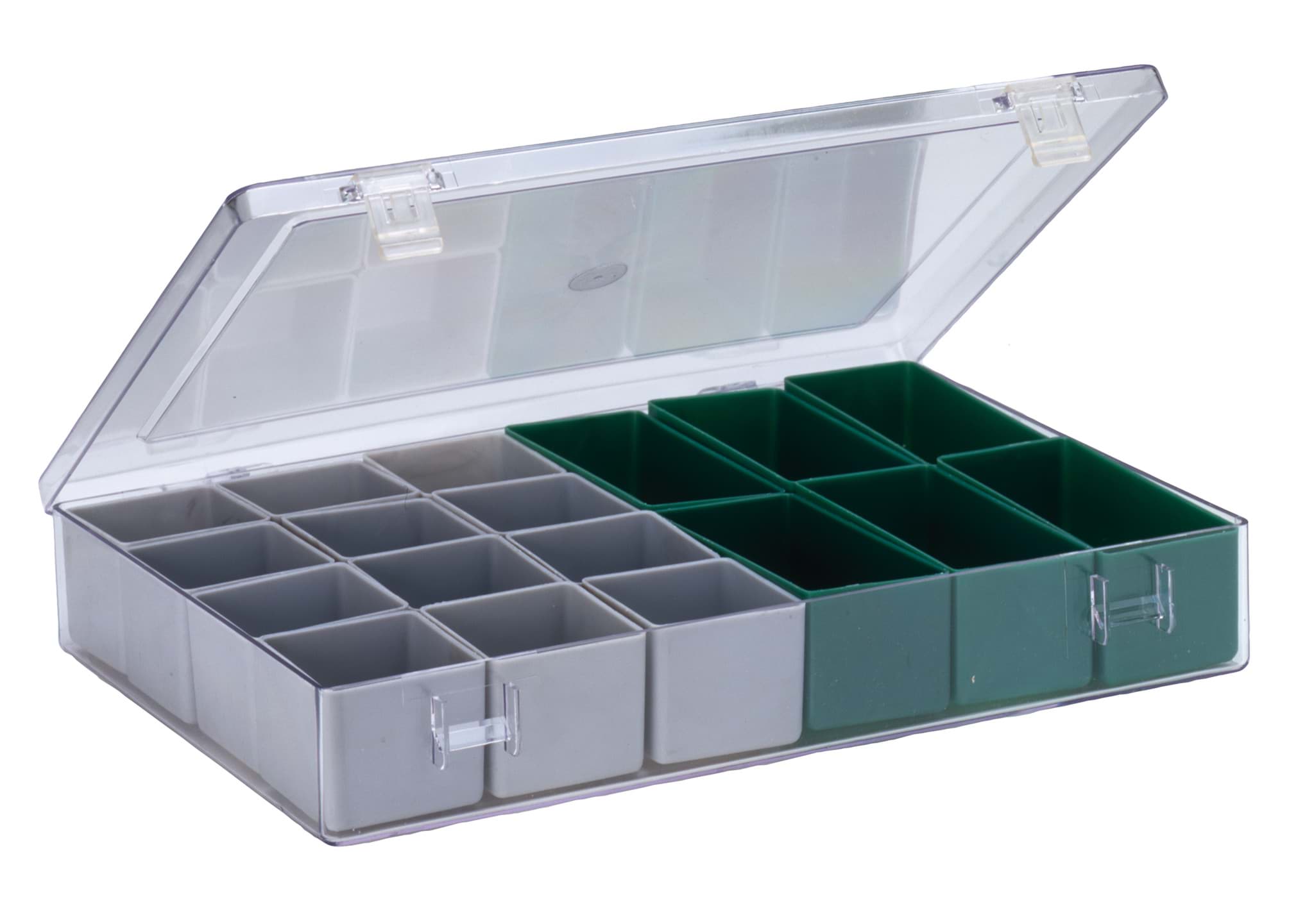 Sortimentskasten mit glasklarem Deckel 4.02