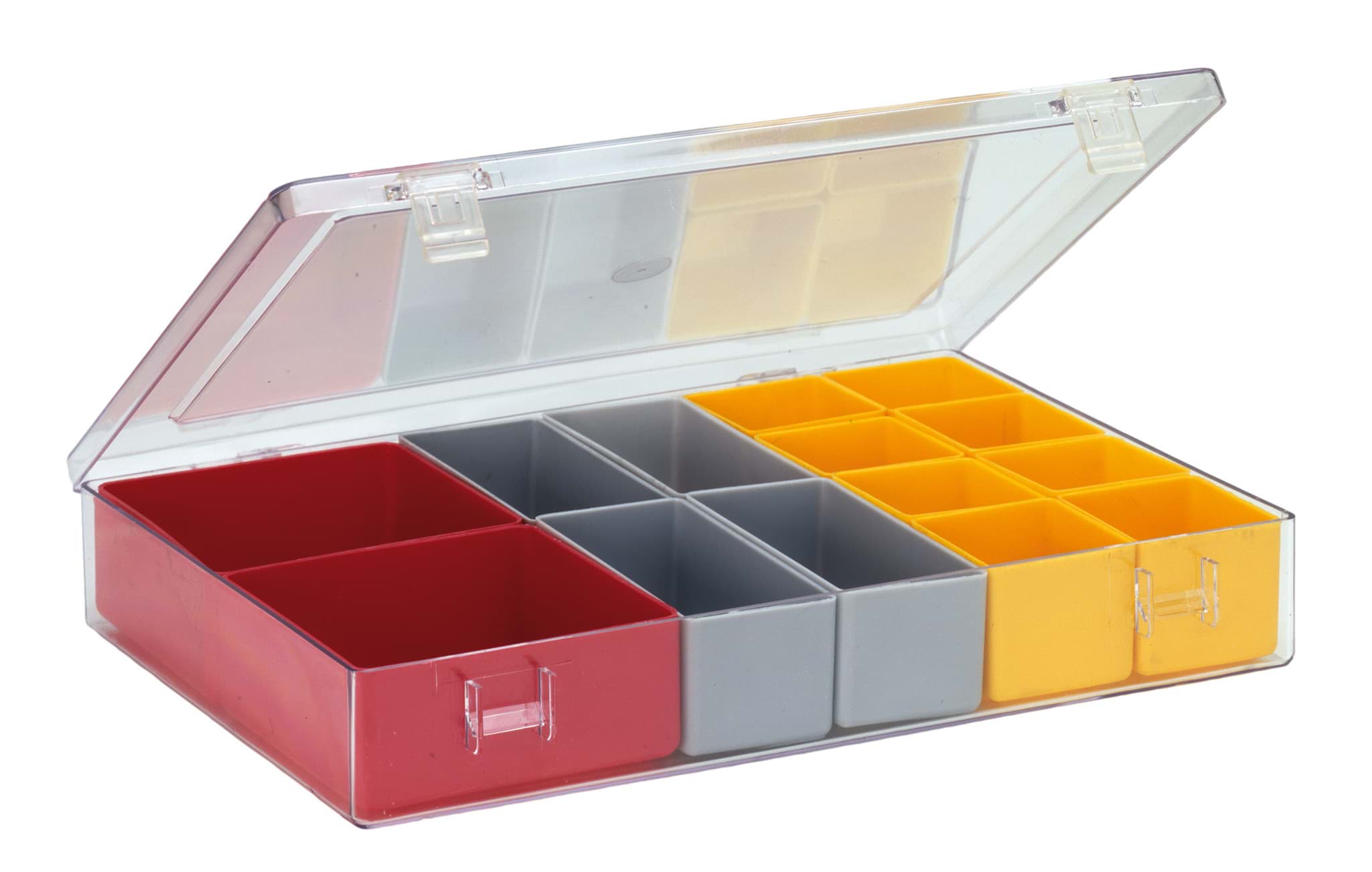 Sortimentskasten mit glasklarem Deckel 4.05