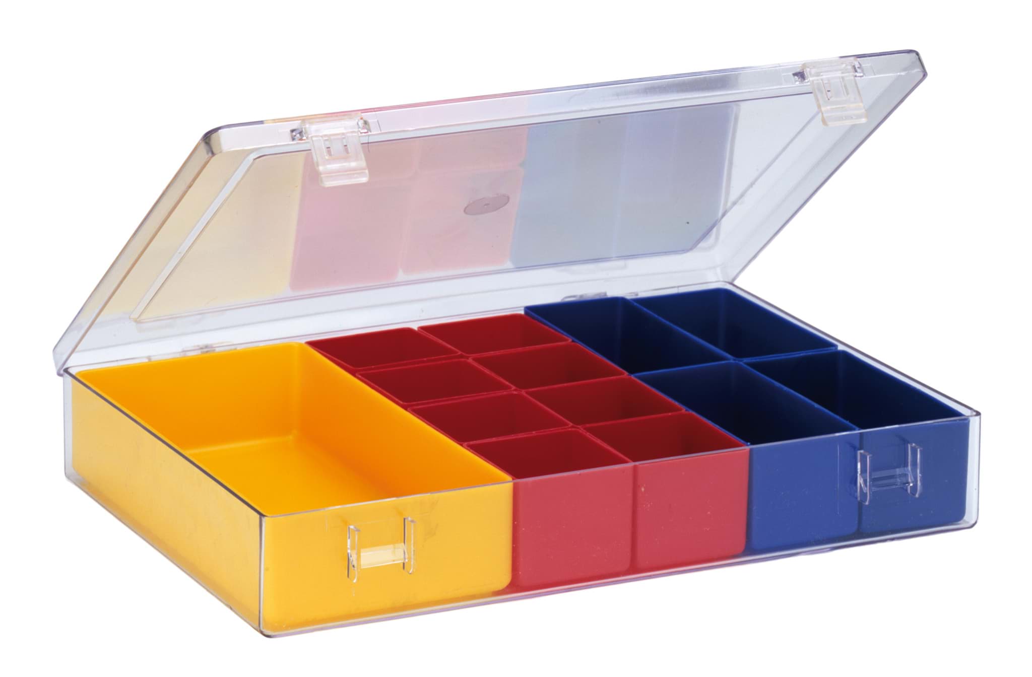 Sortimentskasten mit glasklarem Deckel 4.07