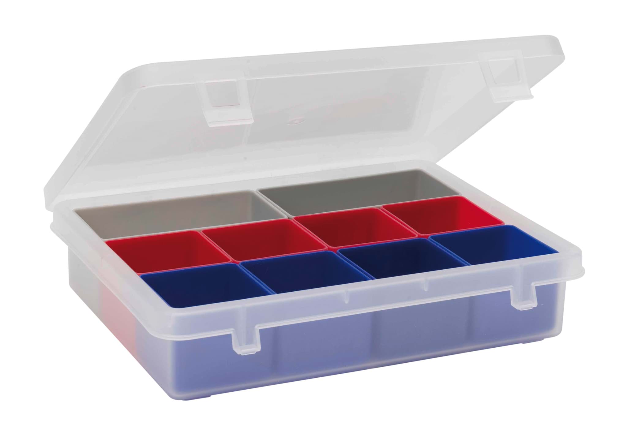 Sortimentskasten mit klarem Deckel 8.06