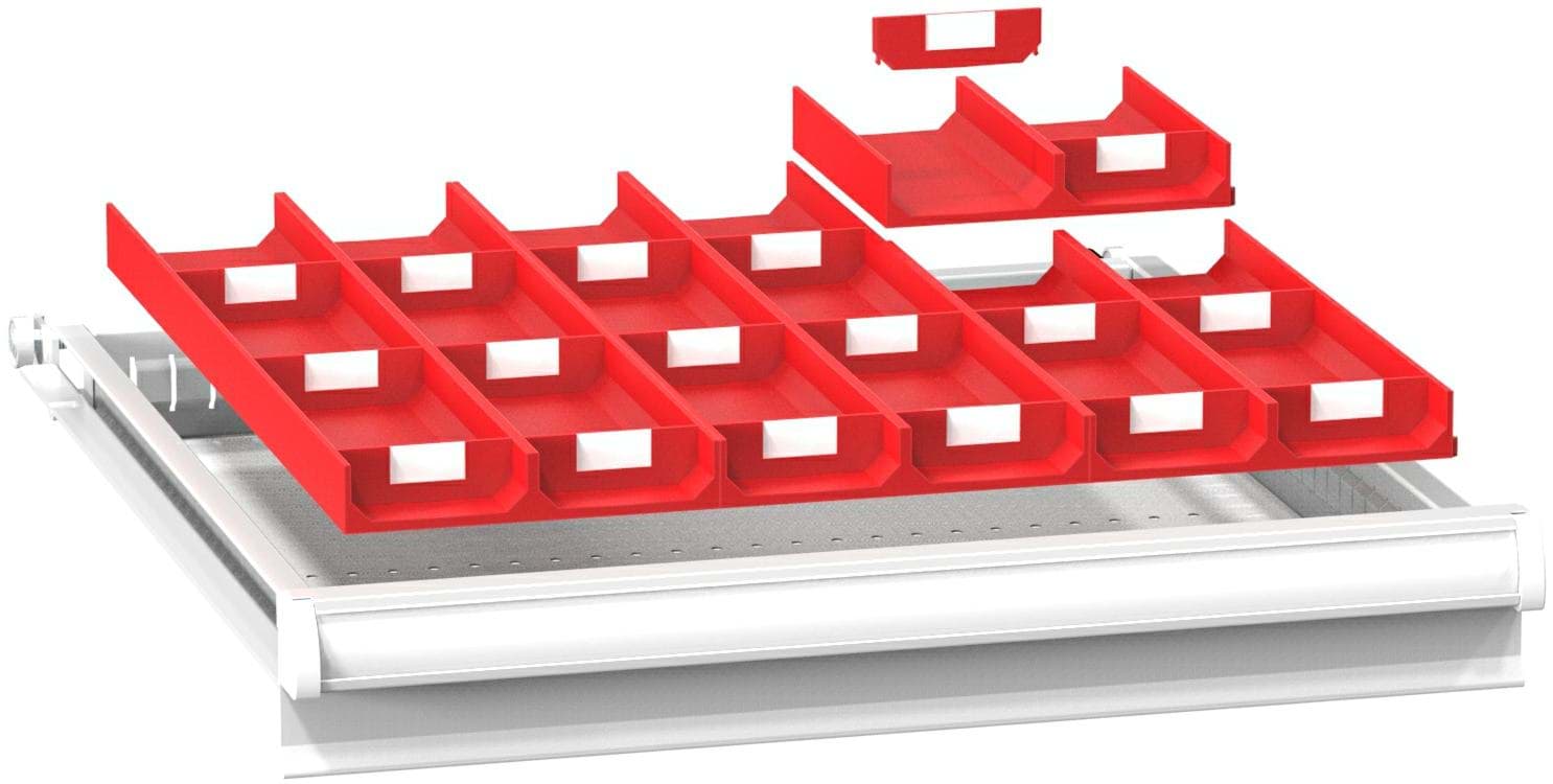 Mulden PU2 für Schubladenschrank 1343x780 mm BxT