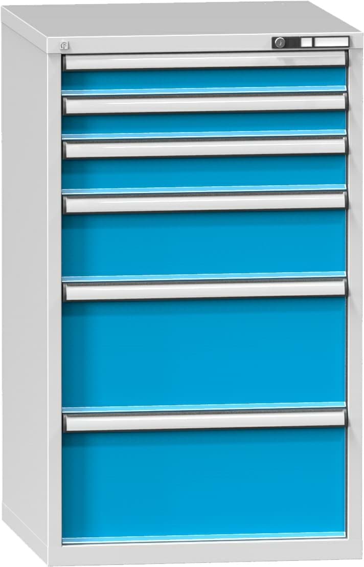 Schubladenschrank, 6 x Schublade, 1215x578x780 mm HxBxT