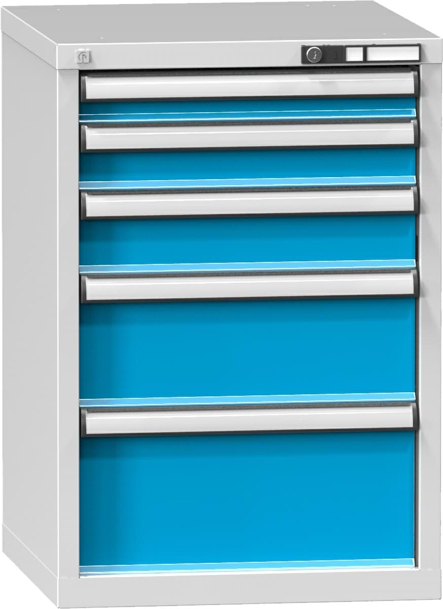 Schubladenschrank, 5 x Schublade, 840x578x630 mm HxBxT