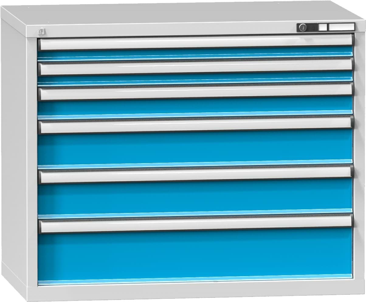 Schubladenschrank, 6 x Schublade, 840x1037x630 mm HxBxT