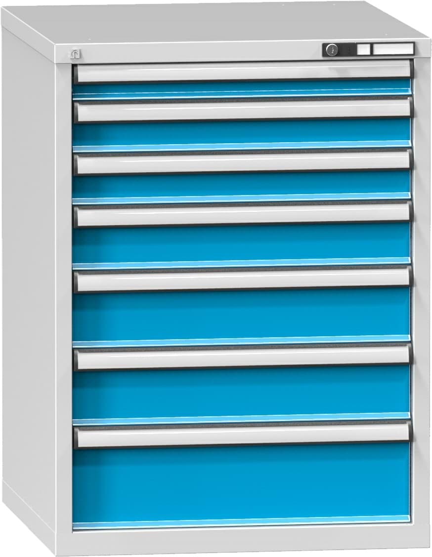 Schubladenschrank, 7 x Schublade, 990x731x780 mm HxBxT