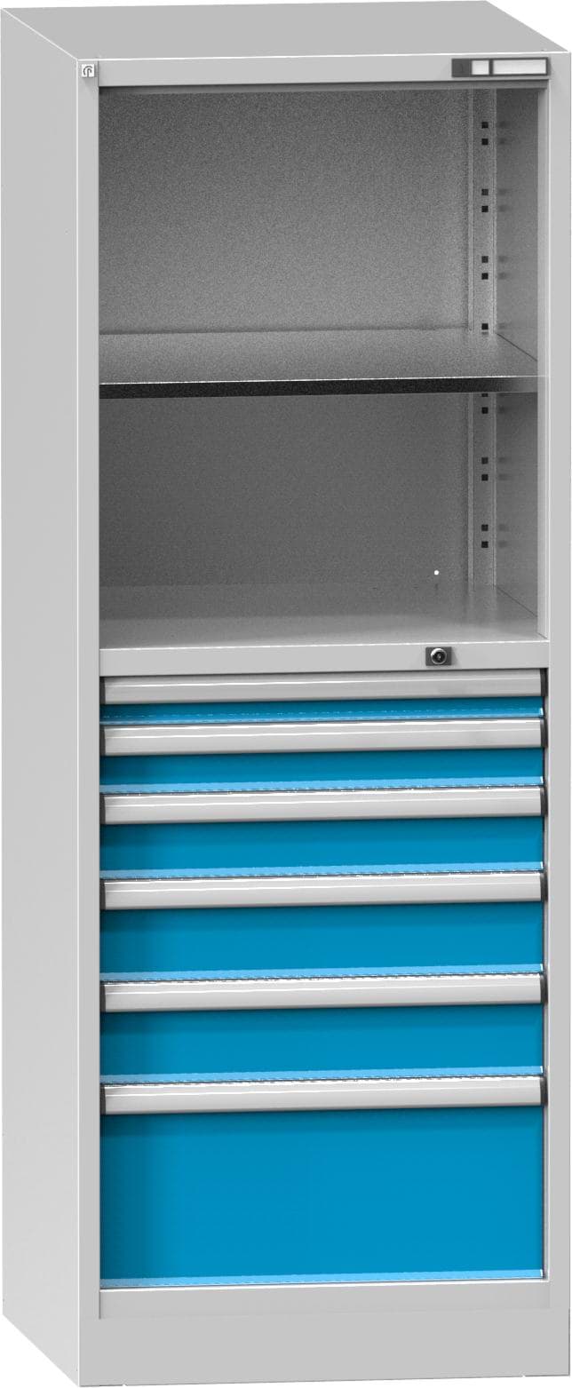 Schubladenschrank, 6 x Schublade, 1 x Fach, 1950x731x780 mm HxBxT