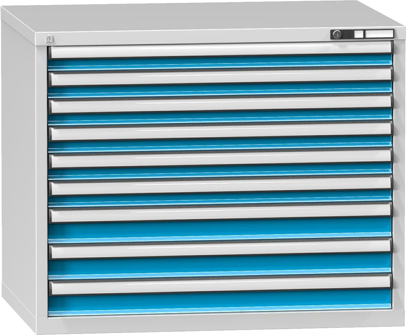 Schubladenschrank, 9 x Schublade, 840x1037x780 mm HxBxT