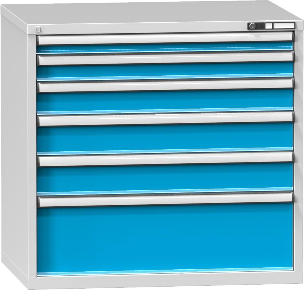 Schubladenschrank, 6 x Schublade, 990x1037x780 mm HxBxT