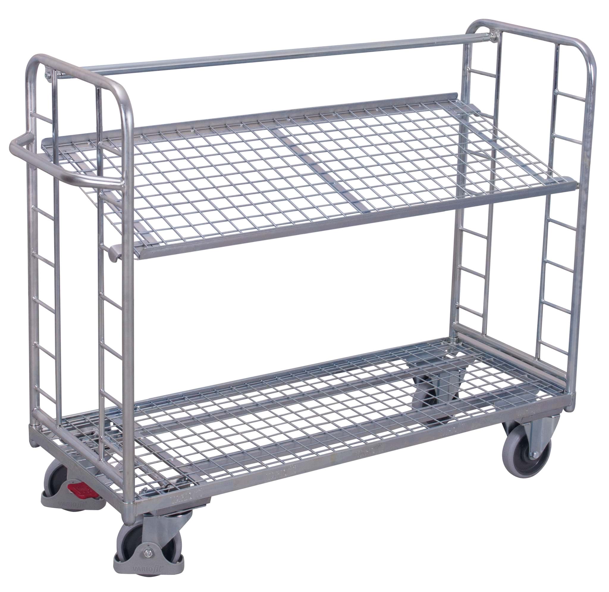 Etagenwagen, 2 Ebenen 1510 x 550 x 1235 mm BxTxH
