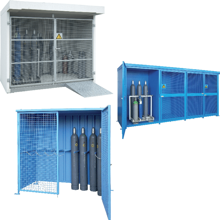 Gasflaschenschränke / -Container