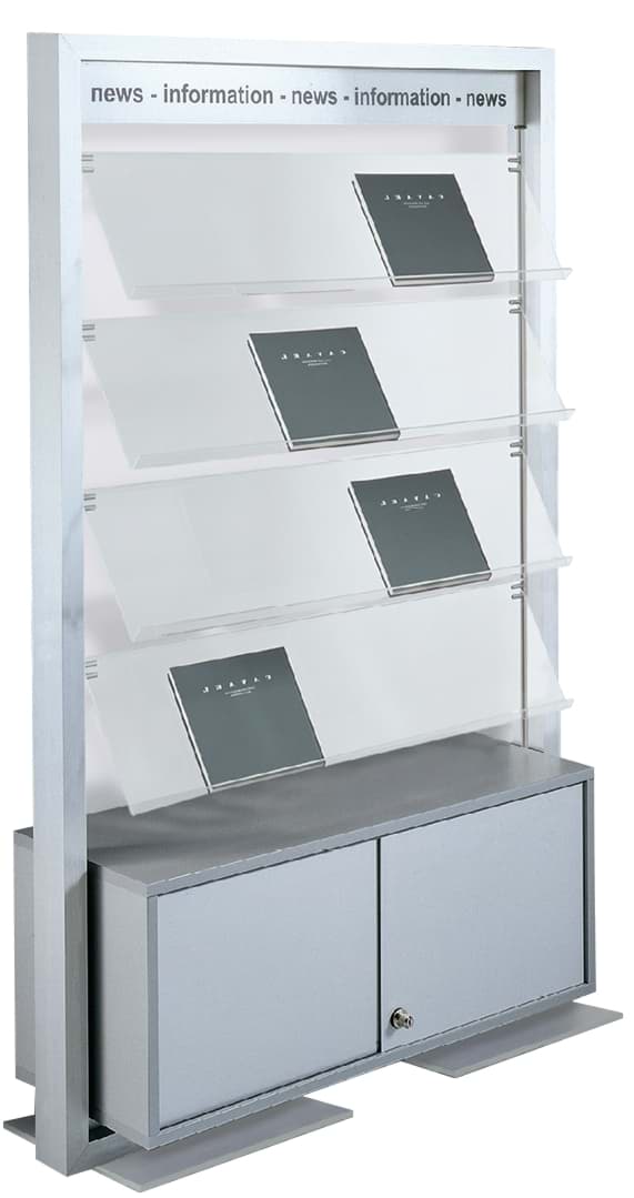 Design-Prospektständer 1400x540x350 mm HxBxT