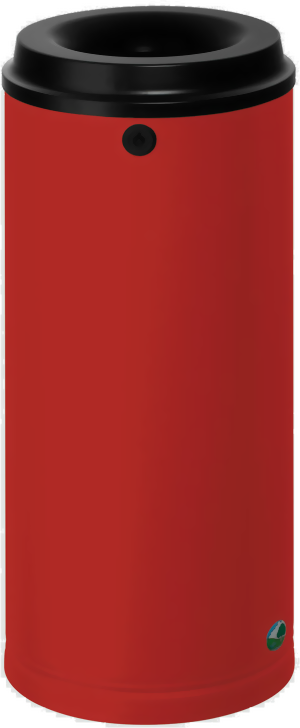 Wandabfallbehälter 24 Liter in RAL 3000 feuerrot