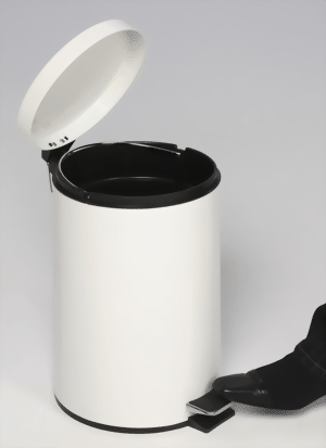 Tretabfallsammler 3 Liter, weiss
