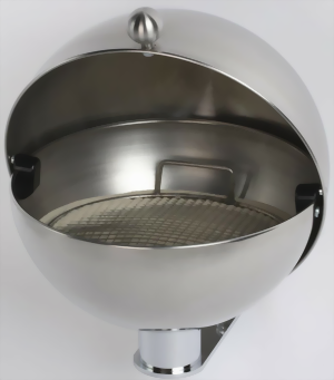 Kugelascher Edelstahl poliert Modell WH 41 als Wandgerät
