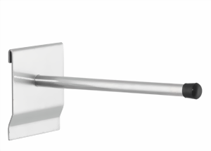 Universalhalter rund ø 12 mm, Länge 300 mm, alufarben
