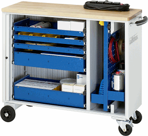 Werkzeugwagen, B 1025 x T 400 x H 860 mm