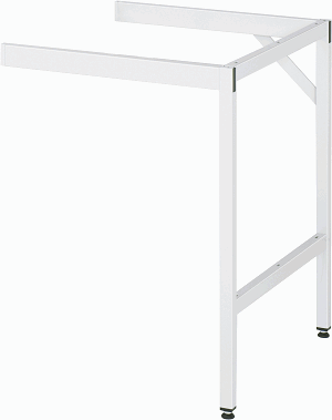 Arbeitstisch - Anbaugestell, B 560 x T 860 x H 780-830 mm, ohne Platte