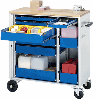 Werkzeugwagen, B 1025 x T 520 x H 1080 mm