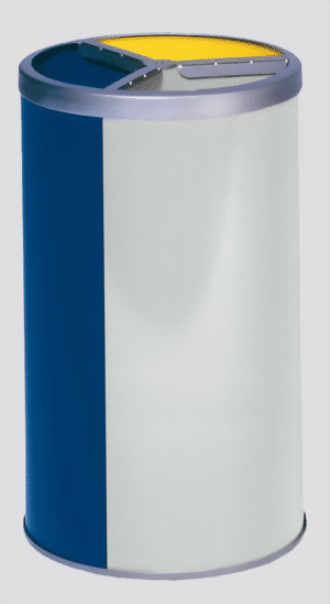 Wertstoffstation 3-fach ohne Dach für 60 Liter Abfallsäcke
