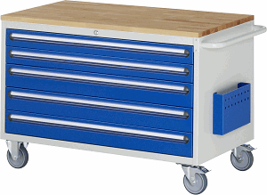 Montagewagen Modell XXL3.20, B 1145 x T 650 x H 795 mm, Buche-Top 25 mm