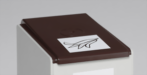 Deckel braun, für Abfallsystem WSS 60 Liter
