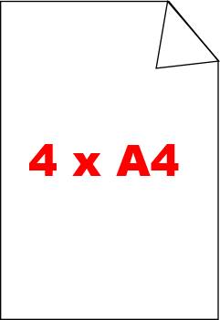 4 x DIN A4