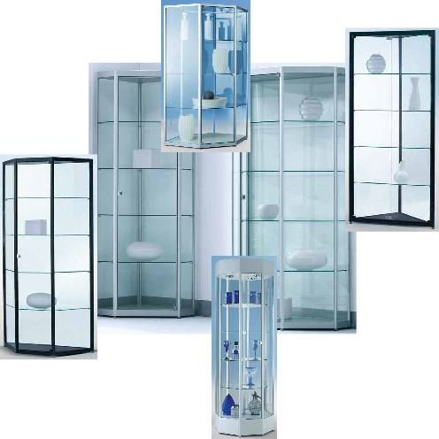 Eck-/Spezialvitrinen