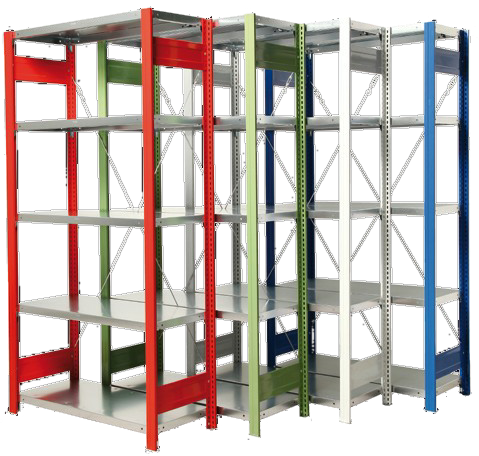 Standardregale Seitenrahmen in 4 Farben