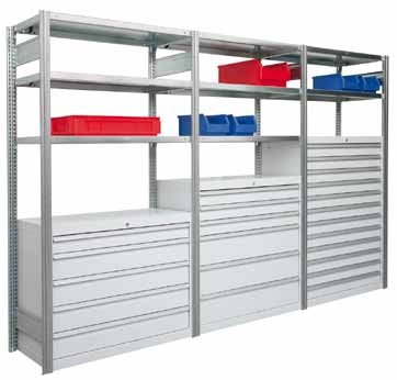 Regal-Schubladenschrank