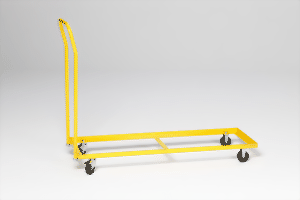 Transportwagen gelb für 4 Werstoffsammler 76 Liter