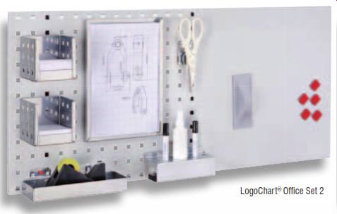 Loch/Magnetwand Sets fürs Büro