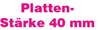 Buchenplatten, Tiefe 700 mm, Plattenstärke 40 mm
