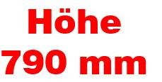 Höhe 790 mm
